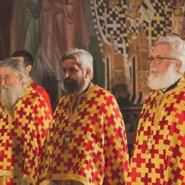 Владика Јоаникије у саборном храму у Подгорици