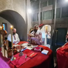 Литургијско сабрање у манастиру Добриловина