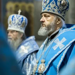 Епископ Методије на свеноћном бденију уочи престоног празника саборног храма Кузбаса