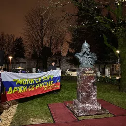 Споменик ”Светом Благовјерном Великом Кнезу Александру Невском” у Никшићу