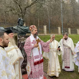 Споменик великом и благовјерном кнезу Светом Александру Невском откривен у Андријевици 