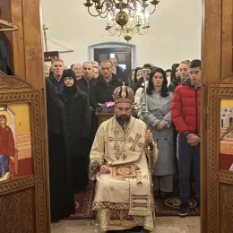 Епископ Методије у цркви Светог Ђорђа у Шавнику