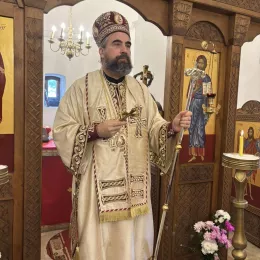 Епископ Методије у цркви Светог Ђорђа у Шавнику