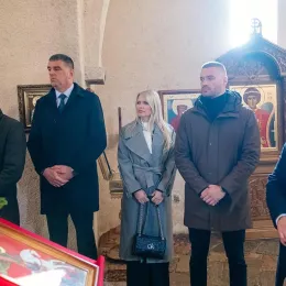 Премијер Милојко Спајић посјетио манастир Ђурђеви Ступови код Берана