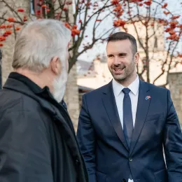 Премијер Милојко Спајић посјетио манастир Ђурђеви Ступови код Берана