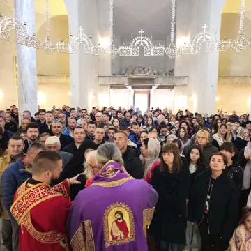 Епископ Методије на Велики четвртак богослужио у беранском Саборном храму