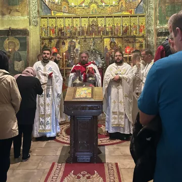 Света Литургија и предавање у храму Светог Николе