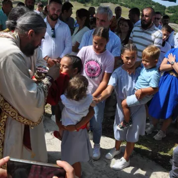 Освештана обновљена црква Светог Јована Крститеља у селу Тупан у Бањанима