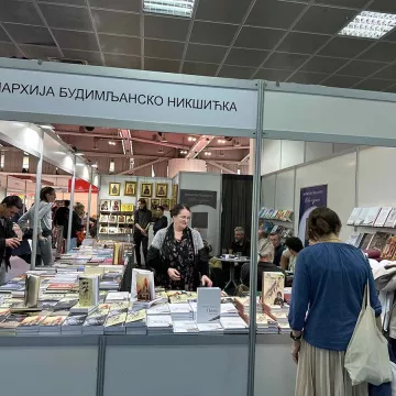 Издавачка кућа Епархије будимљанско-никшиће „Свевиђе“ представља своја издања на 67. Међународном београдском сајму књига