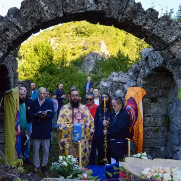 Света Литургија на црквишту у жупском селу Васиљевићи