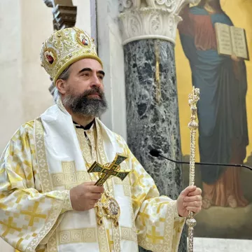 Епископ Методије служио Литургију у никшићком Саборном храму