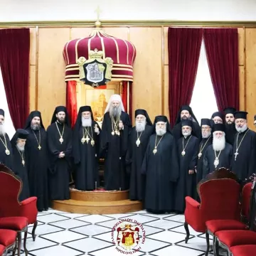 Патријарх Порфирије у посети Јерусалимској Патријаршији