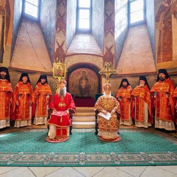 Патријарси Кирил и Порфирије служили свету Литургију у Тројице-Сергијевој лаври