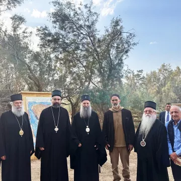 Патријарх Порфирије посетио место Крштења Господа и Спаса нашег Исуса Христа