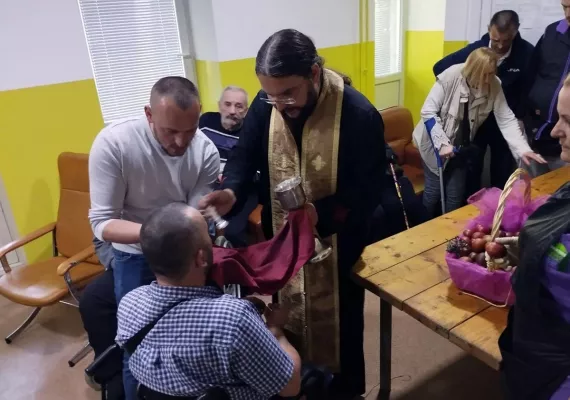 Васкрсни понедељак  у Старачком дому у Бијелом Пољу