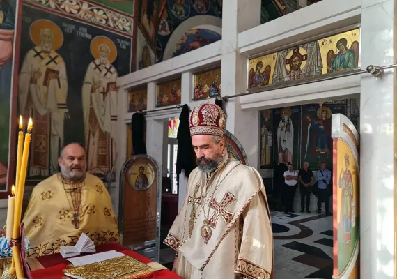 Епископ Методије богослужио у манастиру Светог Саве у Голији