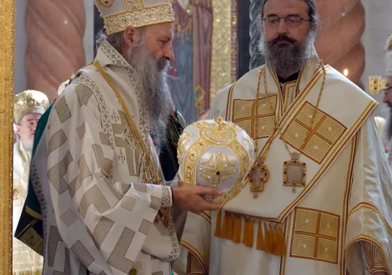 Хиротонија архимандрита Тихона за Епископа моравичког