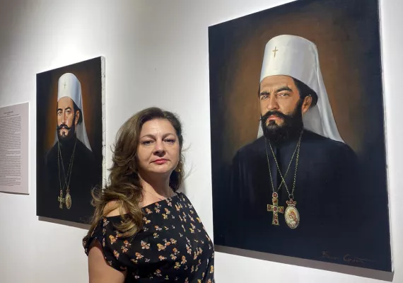 Изложба „Портрети Митрополита црногорско-приморских“ Весне Сушић из Никшића дио IX Фестивала хришћанске културе
