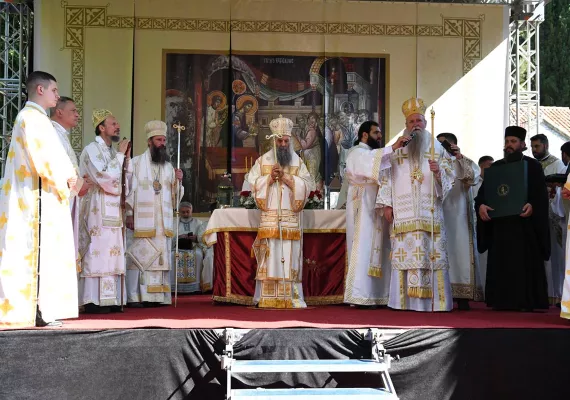 Патријарх Порфирије у Бијелој