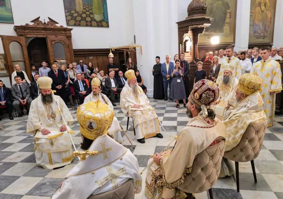 Патријарх Порфирије у Котору