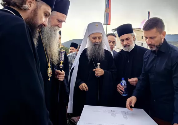 Патријарх Порфирије у Бијелој