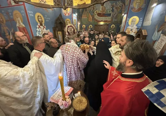 Епископ Методије на Ваведење служио Литургију у манастиру Шудикова