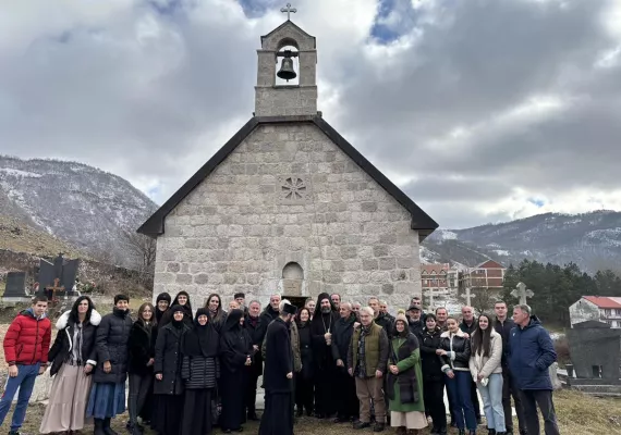 Епископ Методије у цркви Светог Ђорђа у Шавнику