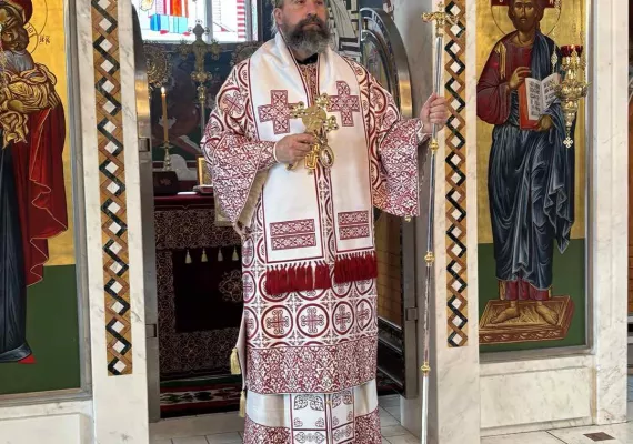 Епископ Методије служио Литургију у манастиру Светог Саве у Голији
