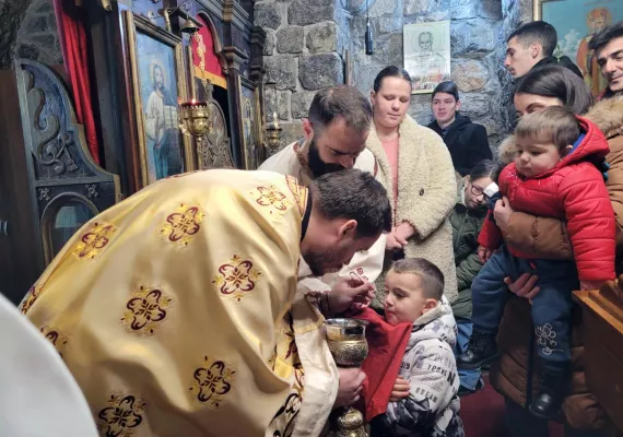 Литургиј у Бијелом Пољу