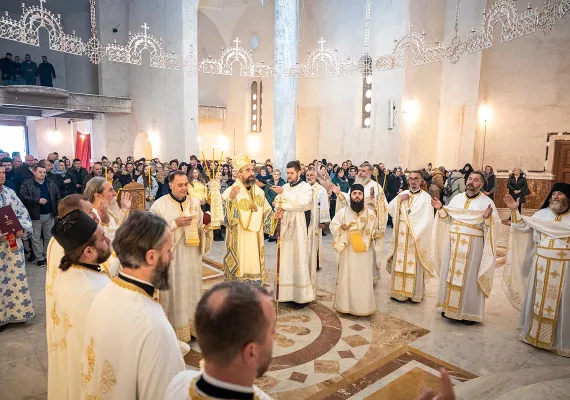 Епископ Методије богослужио у Саборном храму Преподобног Симеона Мироточивог