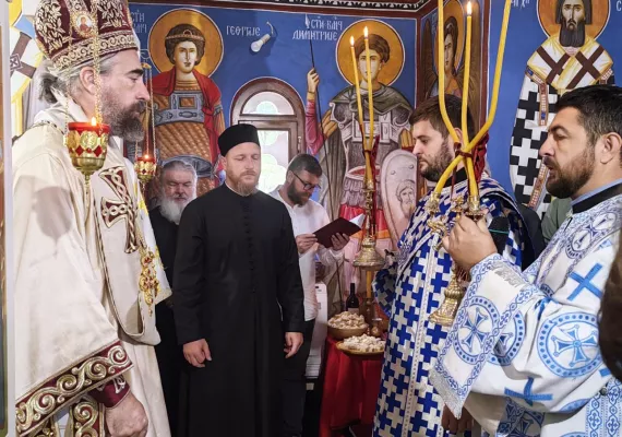 Прослављена храмовна слава цркве Свете великомученице Марине на Улотини