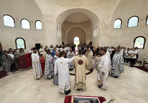 Света Архијерејска Литургија и освећење парохијског дома у Плужинама