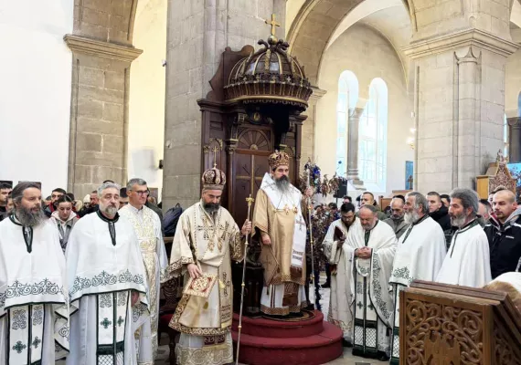 Архијерејска Литургија у Саборном Храму Светог Василија Острошког у Никшићу